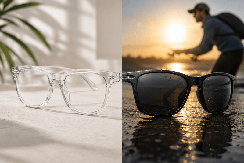 Clear vs. Tinted Sunglasses: Which One Should You Actually Buy? - VIBES