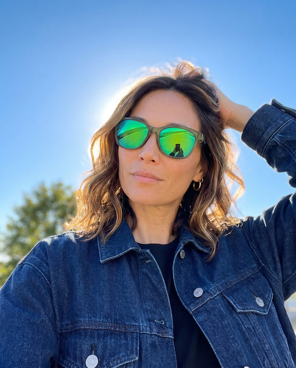 Delta 9 sunglasses, seen on the move