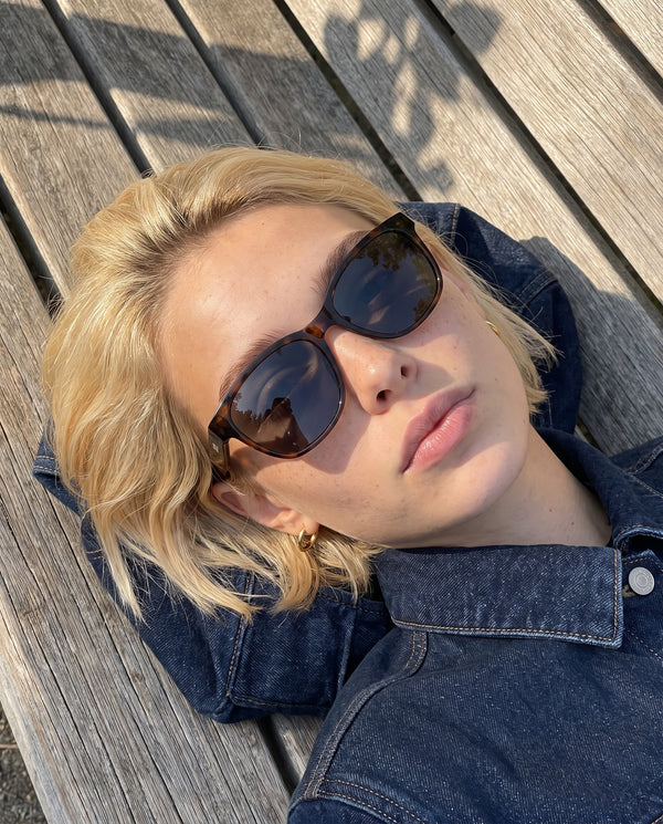 Delta 9 sunglasses, seen on the move