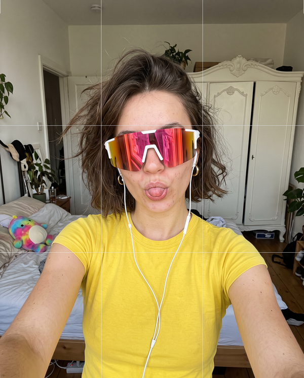 Dial Up sunglasses, seen on the move