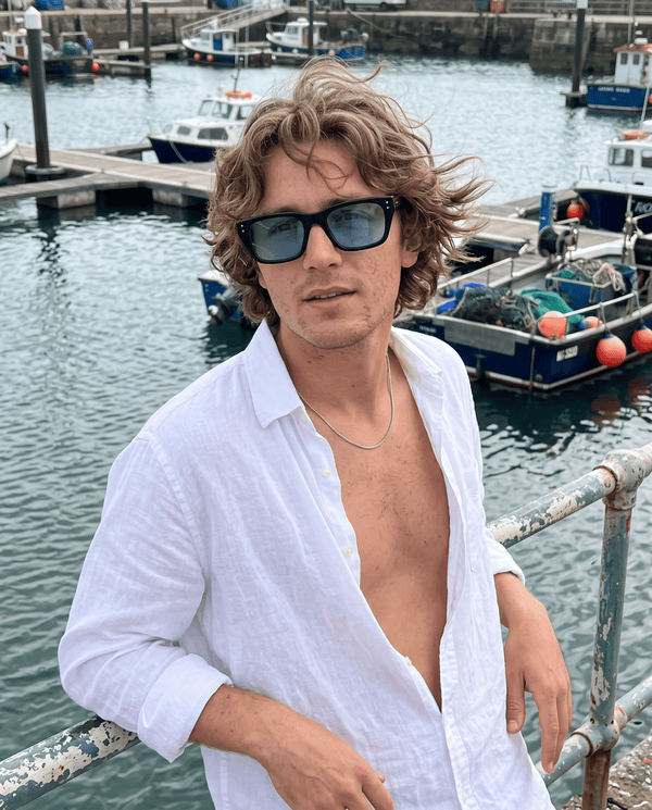 Riviera sunglasses, seen on the move