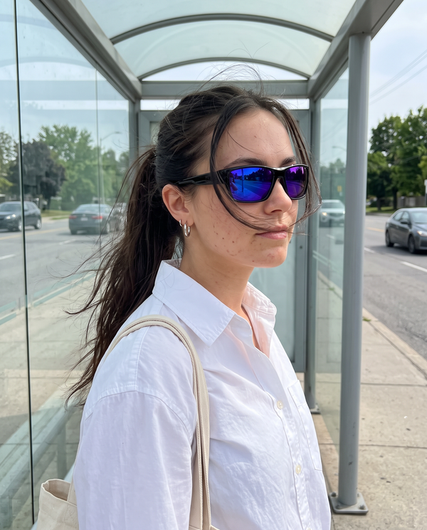 Specter sunglasses, seen on the move
